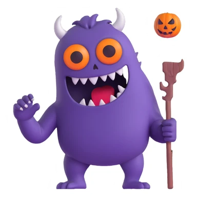 Halloween Monster Night sticker