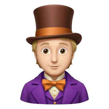 Willy wonka 2005 sticker