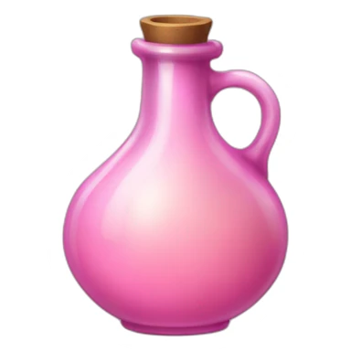 medieval potion filled with pink pale color sticker