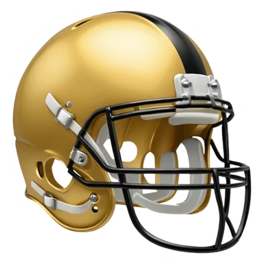 gold football helmet emoji sticker