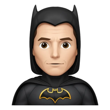 christian bale batman sticker