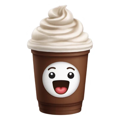 chocolate frappe  sticker