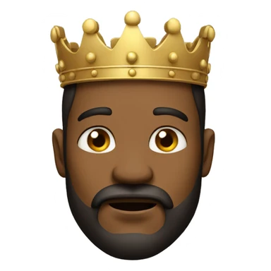 n induan king sitted in attitude sticker