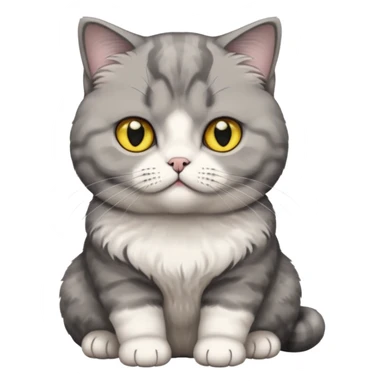 Scottish Fold Cute cat sticker