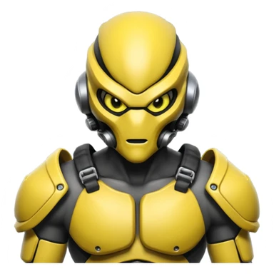 insectoid alien MMA fighter portrait, head and shoulders only, armored exoskeleton skin, sharp eyes, combat gloves, aggressive stance, 3D cartoon, mobile game icon style, clean background, no text, no watermark
 sticker