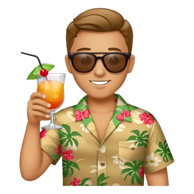 Biene macht urlaub  sticker