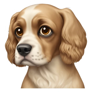 Cocker spaniel and siamese  sticker