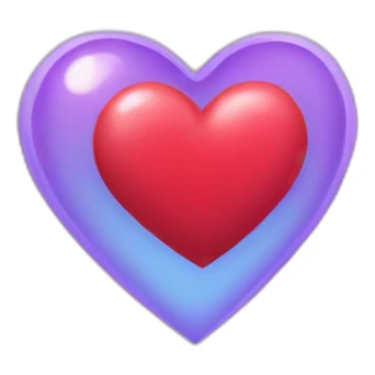 8 small heart sticker