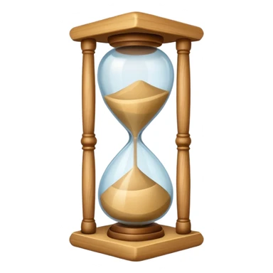 hourglass sticker