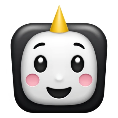 birthday sign in black and white  sticker