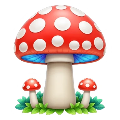  psychedelic party mushroom  sticker