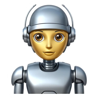 Robot assistant sticker