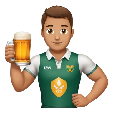 Enjoying watching Rugby leauge  sticker