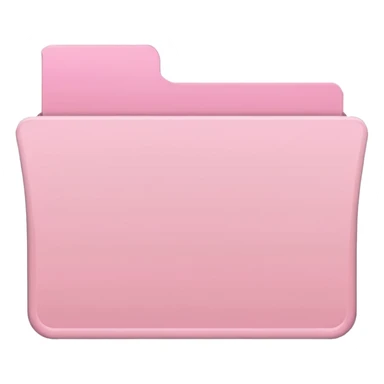 pastel pink empty folder for app icon aesthetic sticker