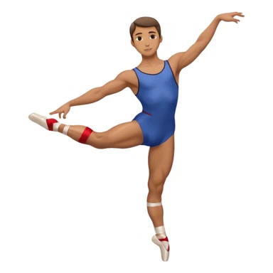 male.ballet dancer sticker