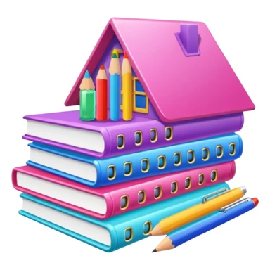 school supplies aesthetic y2k/ cottage core sticker