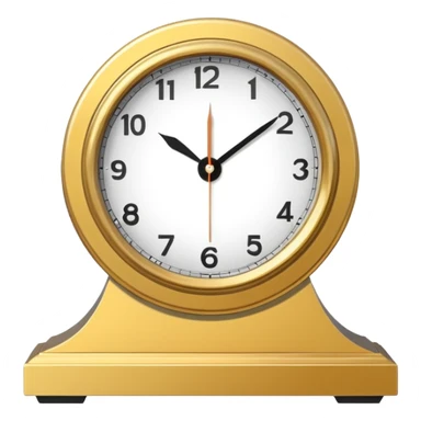 posmodern mantel clock sticker