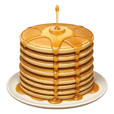 tower of pancakes in a stack sticker