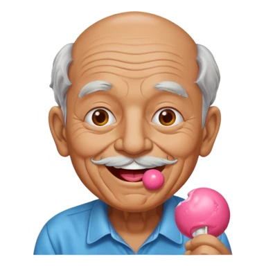 Grandpa xhewing bubblegum sticker