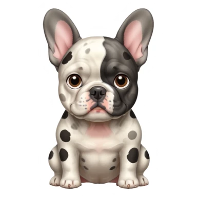 French bulldog that is try Merle sticker