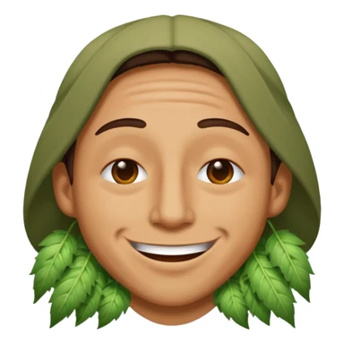 Stoner who's eyes are almost closed sticker