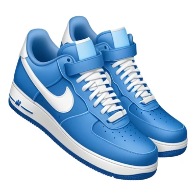 Crip themed air force 1s sticker
