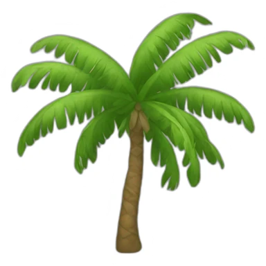 Palmera tumbada sticker