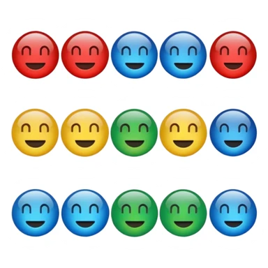 I want to be create a emojis of real symbol of word, ppt, pdf, excel. Create those emojis sticker