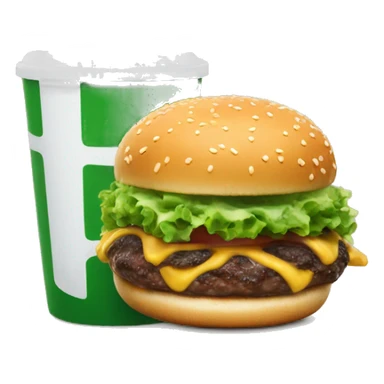 Shake Shack Burger sticker