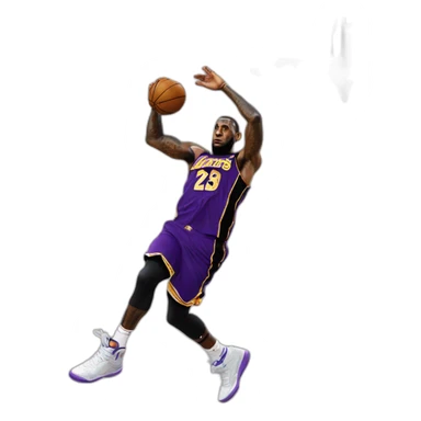 LeBron James dunk sticker