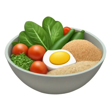 bowl of healthy food sticker