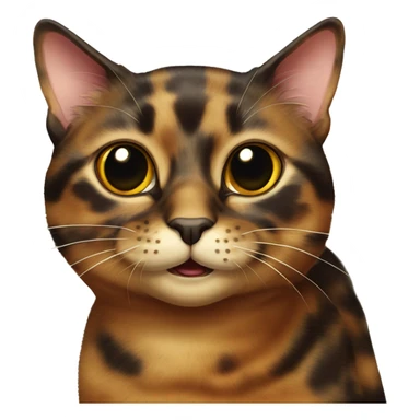 tortoiseshell cat who winks with one eye sticker