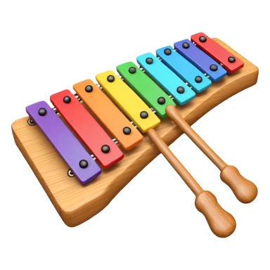 Xylophone 3D emoji sticker