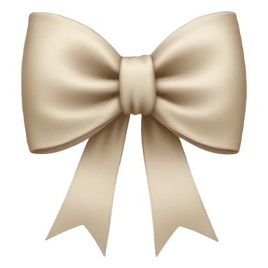 Beige bow AESTHETIC sticker