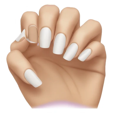 French tip nails sticker