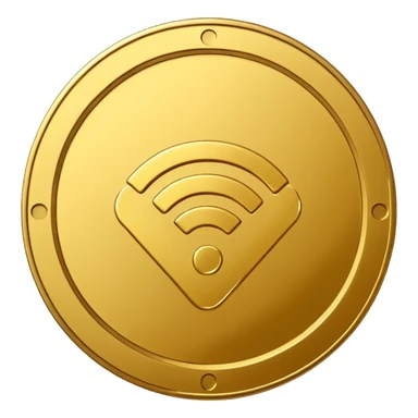 wifi money coin  sticker