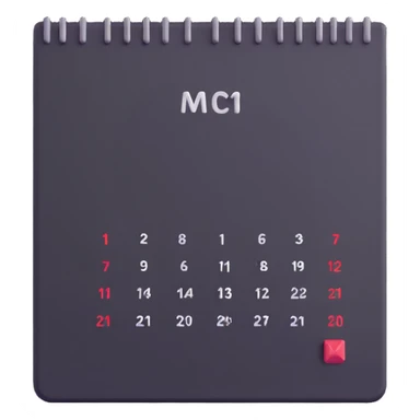 calendar with work shift being rescheduled sticker