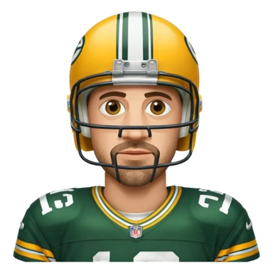 Aaron rodgers realistic image sticker