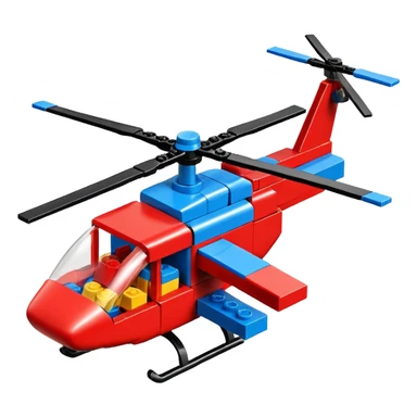 lego blocks helicopter 🚁 sticker