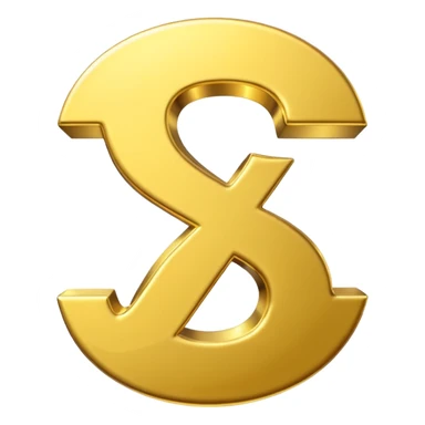 Symbole de currency en or en forme de lettre F précise, seul, 3D, brillant, style emoji simple et lisible sur fond uni. pas une autre lettre

Fcoins sticker