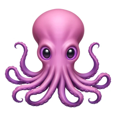 tentacle alien character, octopus-like face, soft glowing skin, alien biology design, cute but weird vibe, 3D cartoon, mobile game icon style, clean background, no text, no watermark
 sticker