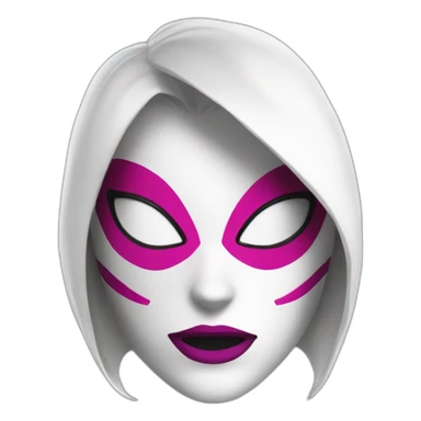 spider-gwen-mask sticker