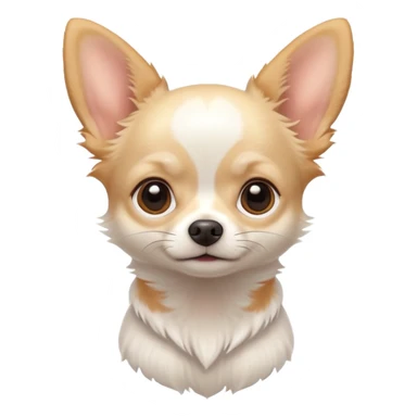 cute white chihuahua sticker