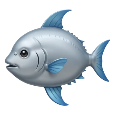 Emoji of Sunfish (also known as moonfish) sticker