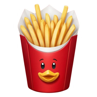 Chick-fil-A fast food fries, burger and coke with the name on it sticker