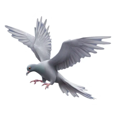 pigeon riding another pigeon like a dragon sticker