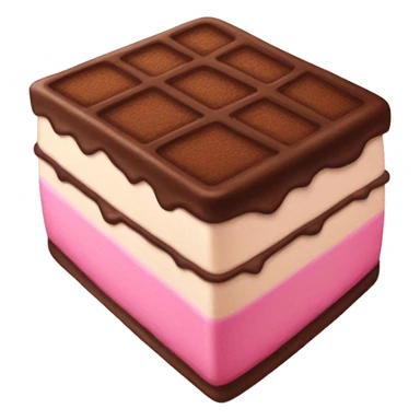 neopolitan icecream sandwich sticker
