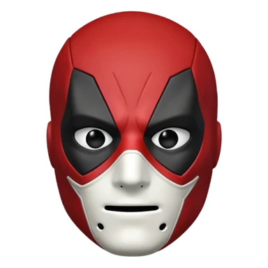 deadpool face sticker