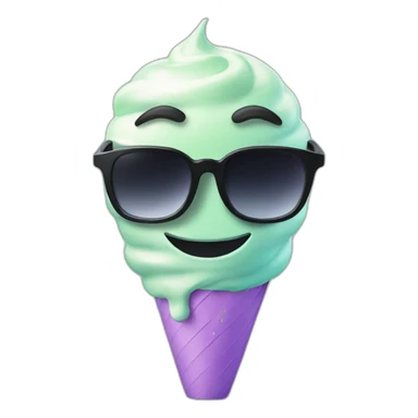 lightyear with sunglasses eat icecream sticker