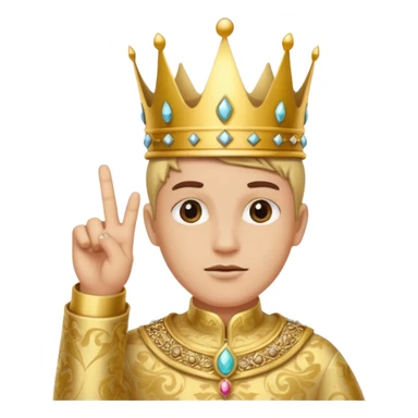 🖕🏻+👑 sticker